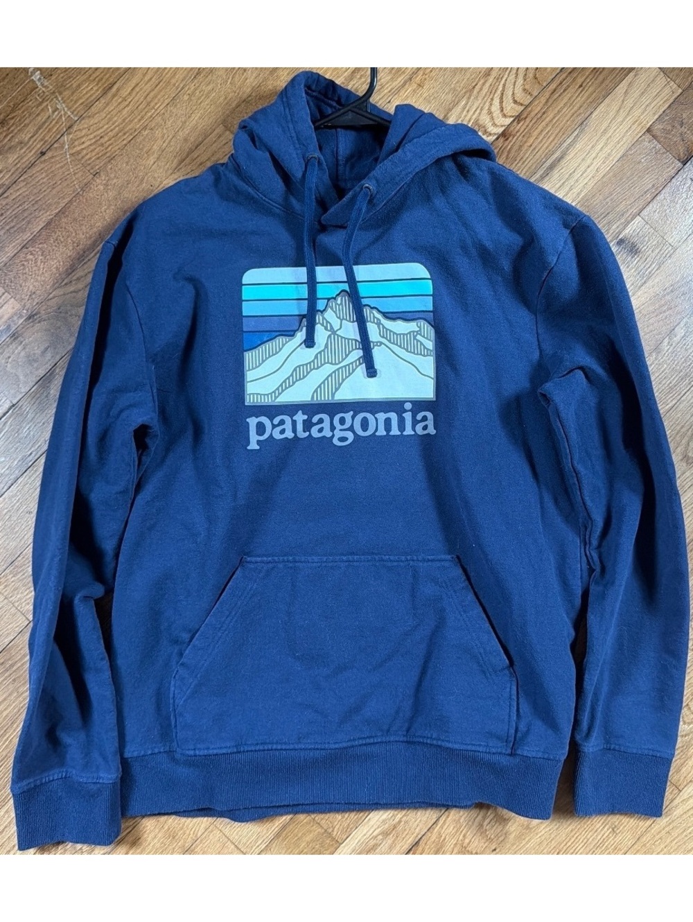Large - Men - Patagonia Regular Fit Navy Blue Sweatshirt